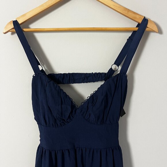 Xtraordinary Navy Mini Sleeveless Dress S NWT - Picture 3 of 5